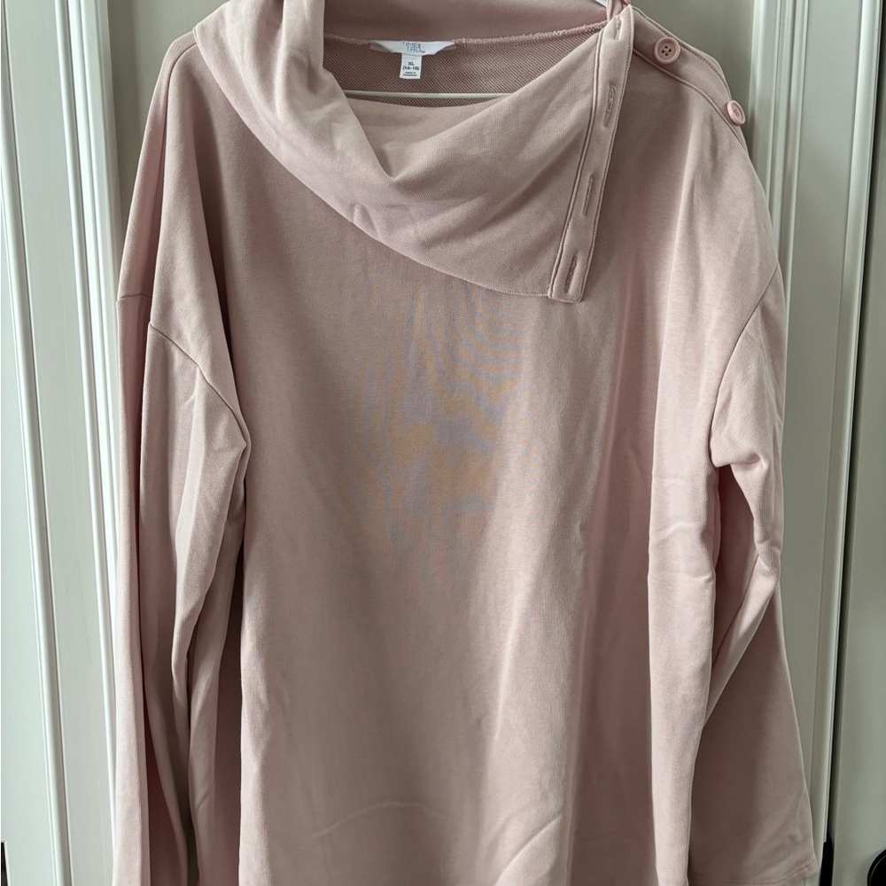 Time and Tru Pink Tunic Top